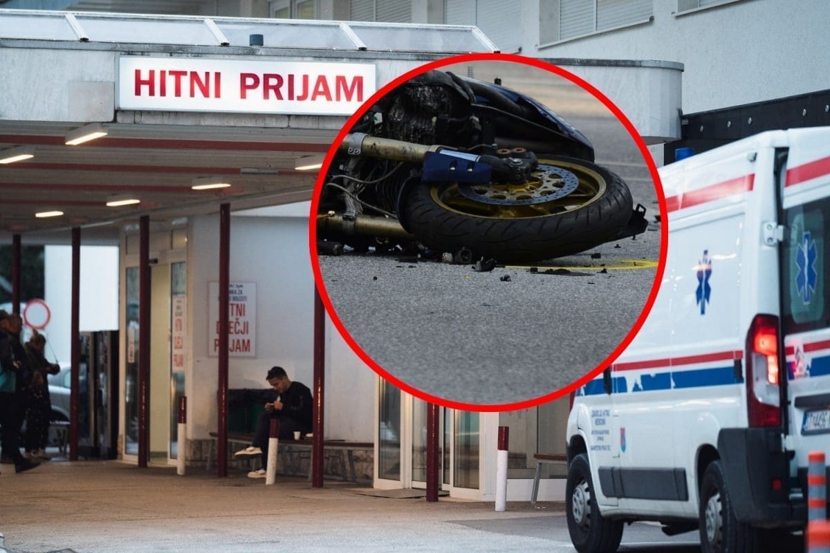 Sudar na prometnom splitskom raskrižju, vozač motora hitno prebačen u KBC Split