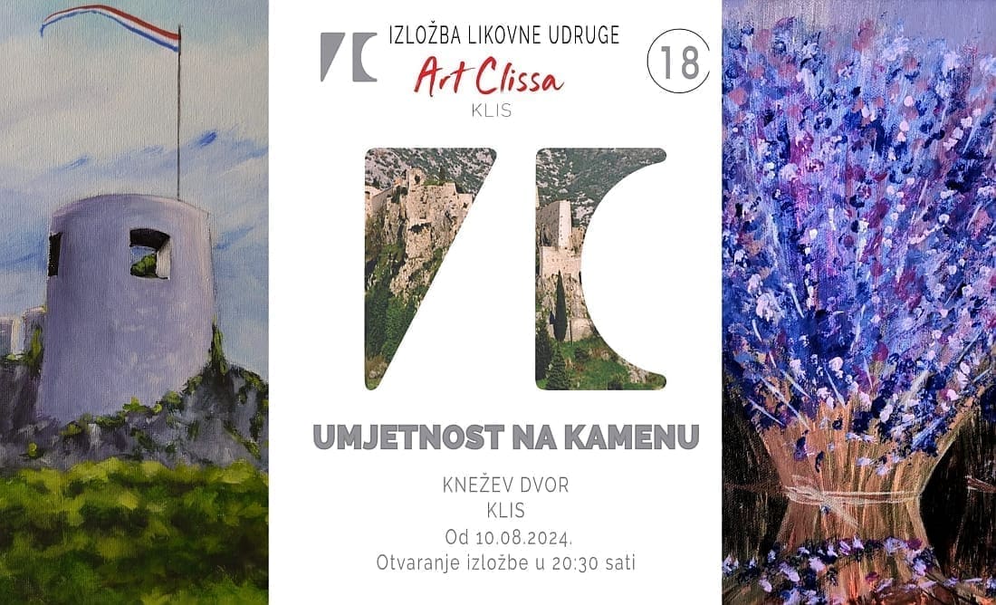 Kliška tvrđava: Ove subote otvaranje 18. tradicionalne izložbe "Umjetnost na kamenu"