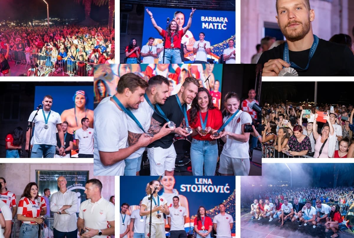 OVO SAMO MOŽE SPLIT S ponosom i euforijom dočekani naši olimpijci, publika ih nagradila ovacijama i pjesmom