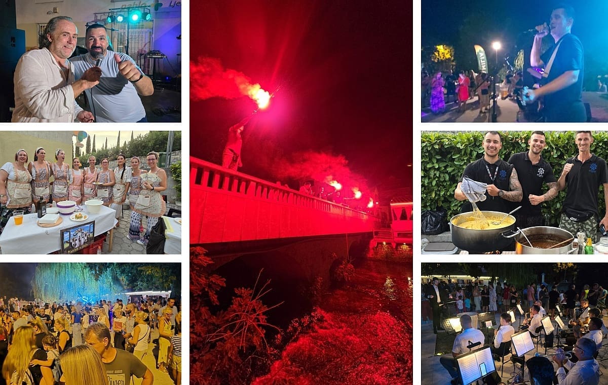 VIDEO Odavno u Žrnovnici nije bilo ovakve fešte: "Kozice iz polja" pobjednice Fešte o'pure, Matko i Brane zapalili atmosferu