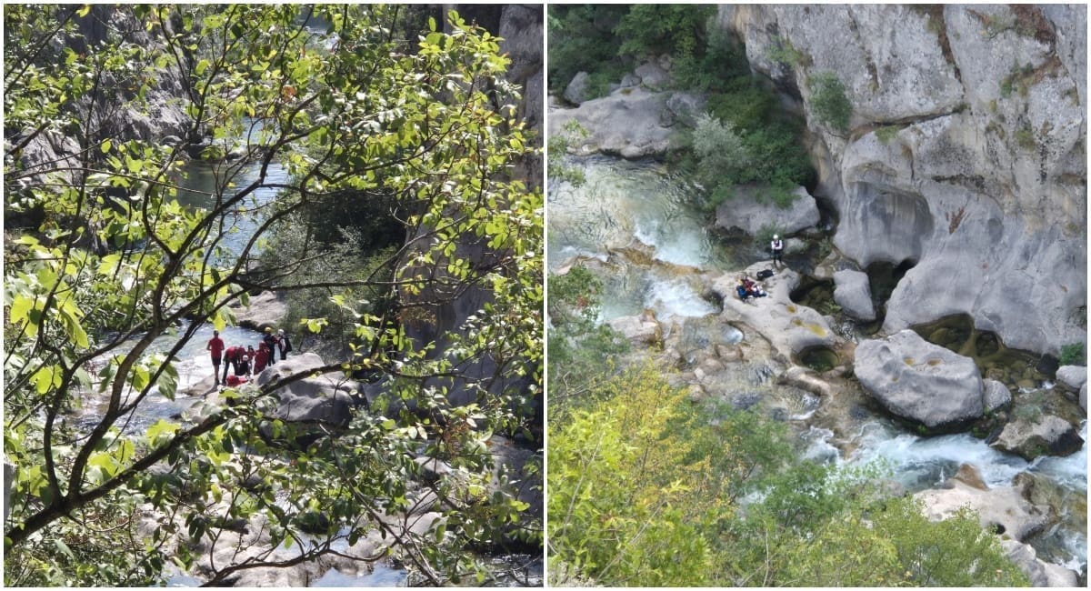 Traje akcija spašavanja: HGSS Makarska izvlači ženu iz kanjona