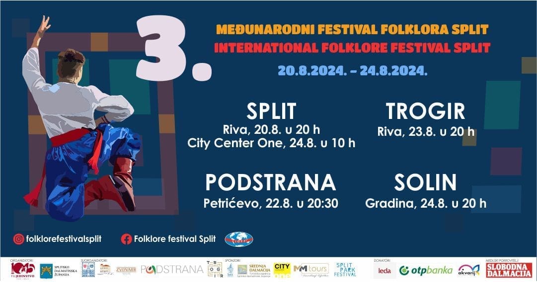 Međunarodni folklorni spektakl vraća se u Split