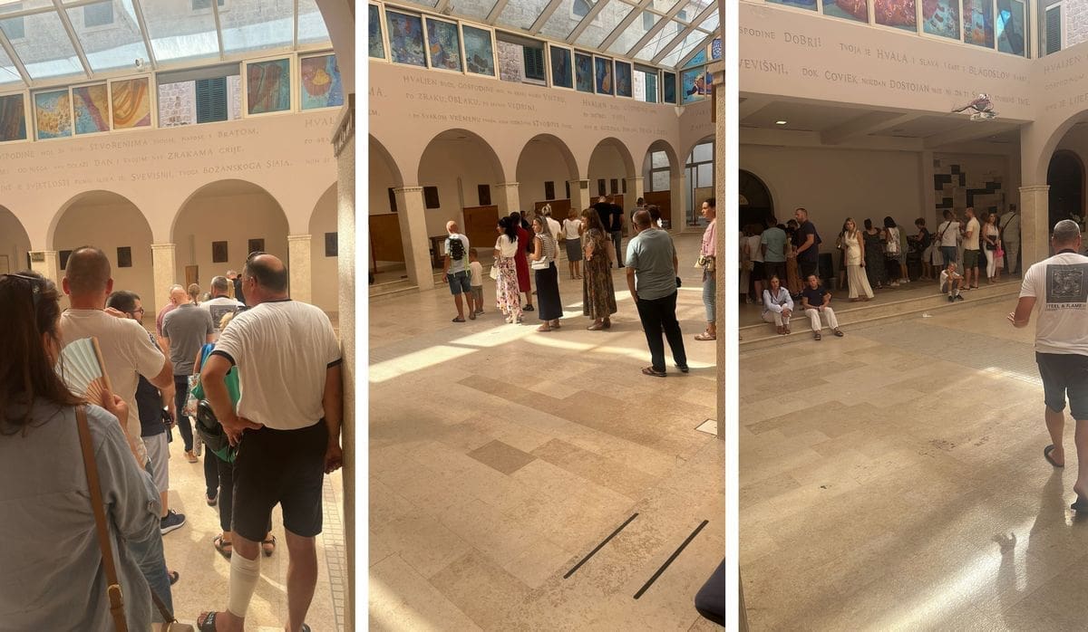 Sinjani i njihovi gosti pohrlili na oprost grijeha, cjelodnevni su redovi za ispovijed u Svetištu Gospe Sinjske