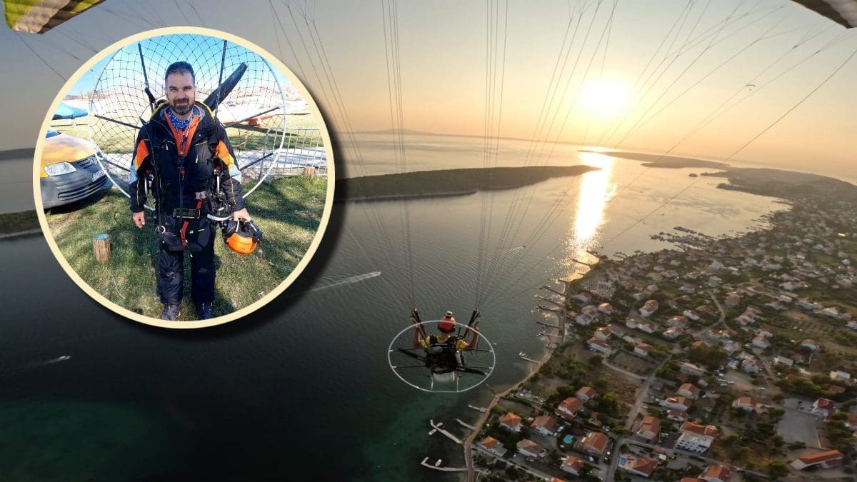 KAKVI PRIZORI Paramotorom preletio iznad Splita