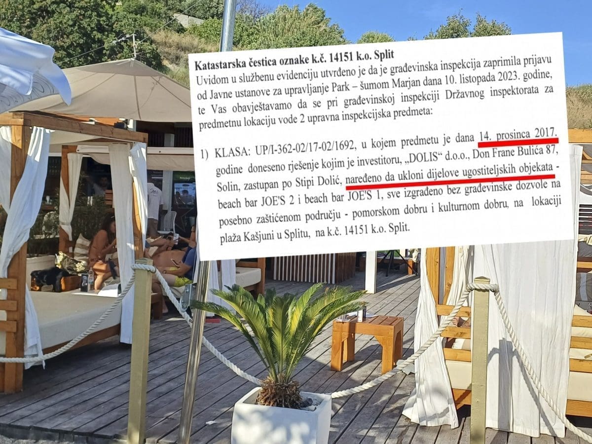 NOVI SKANDAL "Rješenje o uklanjanu ugostiteljskih objekata na Kašunima je doneseno još 2017. godine!"