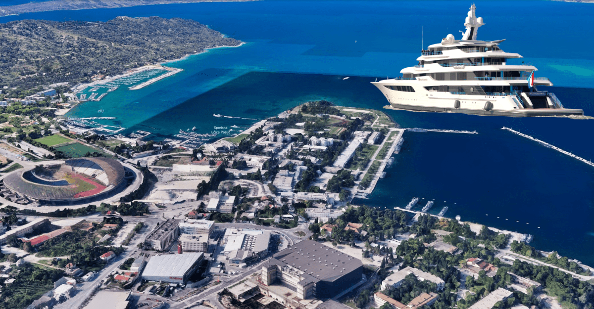 Vrijedna 200 milijuna eura: Kraljevska romansa u ratnoj luci Lora, "ruska jahta" od 92,5 metra pod ključem Vlade RH