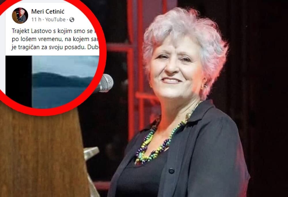 Meri Cetinić: "Spot za pjesmu 'Samo tuga ostaje' postao je tragičan za posadu broda Lastovo"