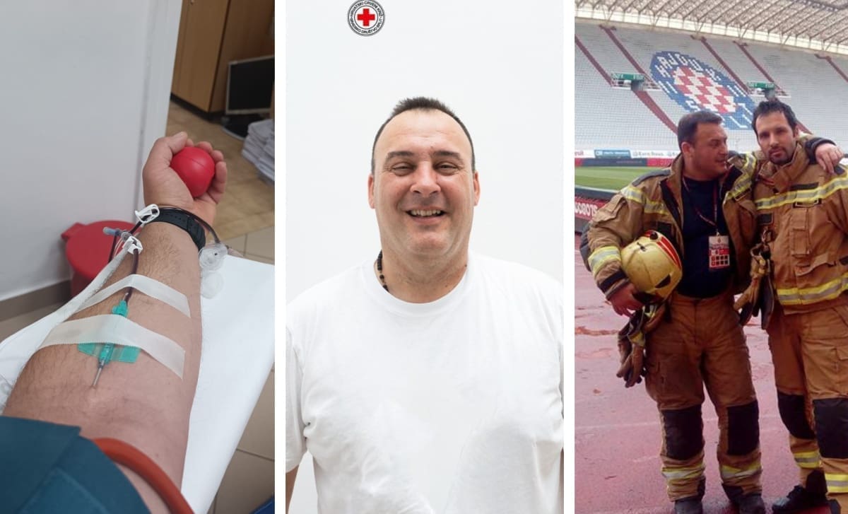 NAŠA ZVIJEZDA DANA On je vatrogasac, klapski pjevač, volonter: Miro je do sada darovao 42 litra svoje krvi