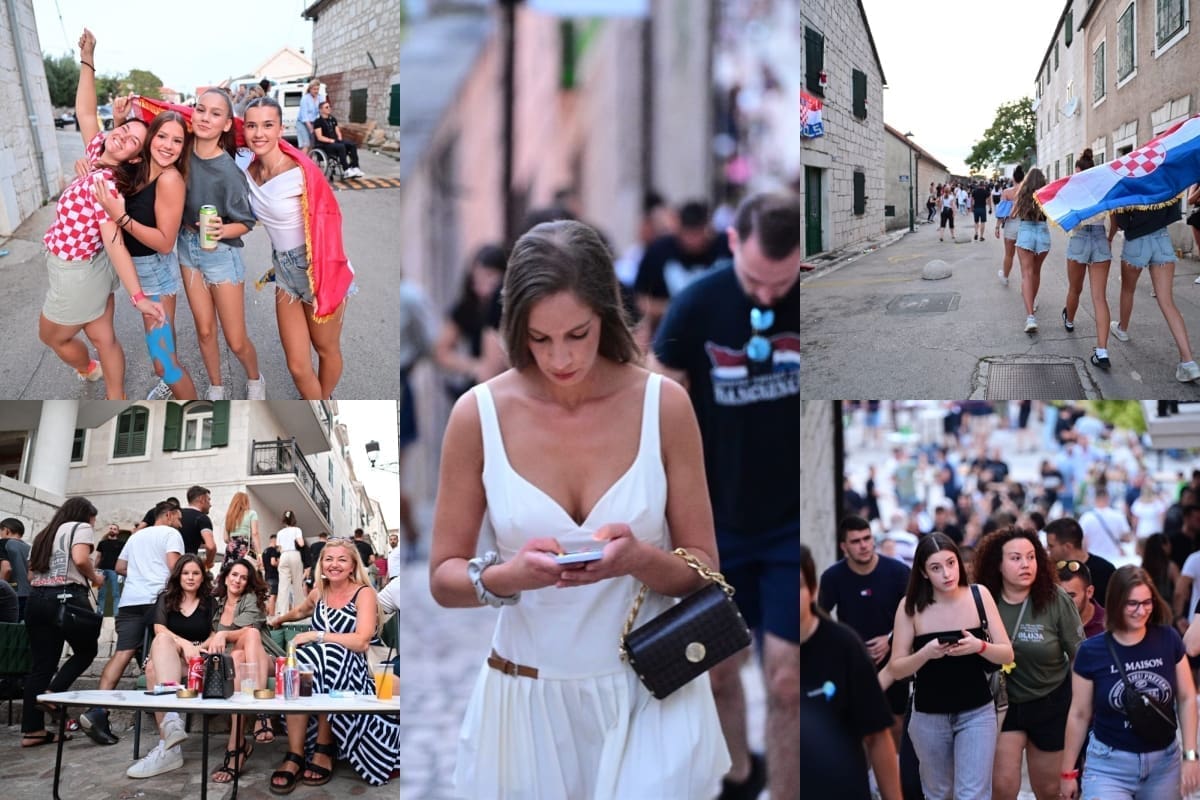 Dame dominirale ulicama Imotskog