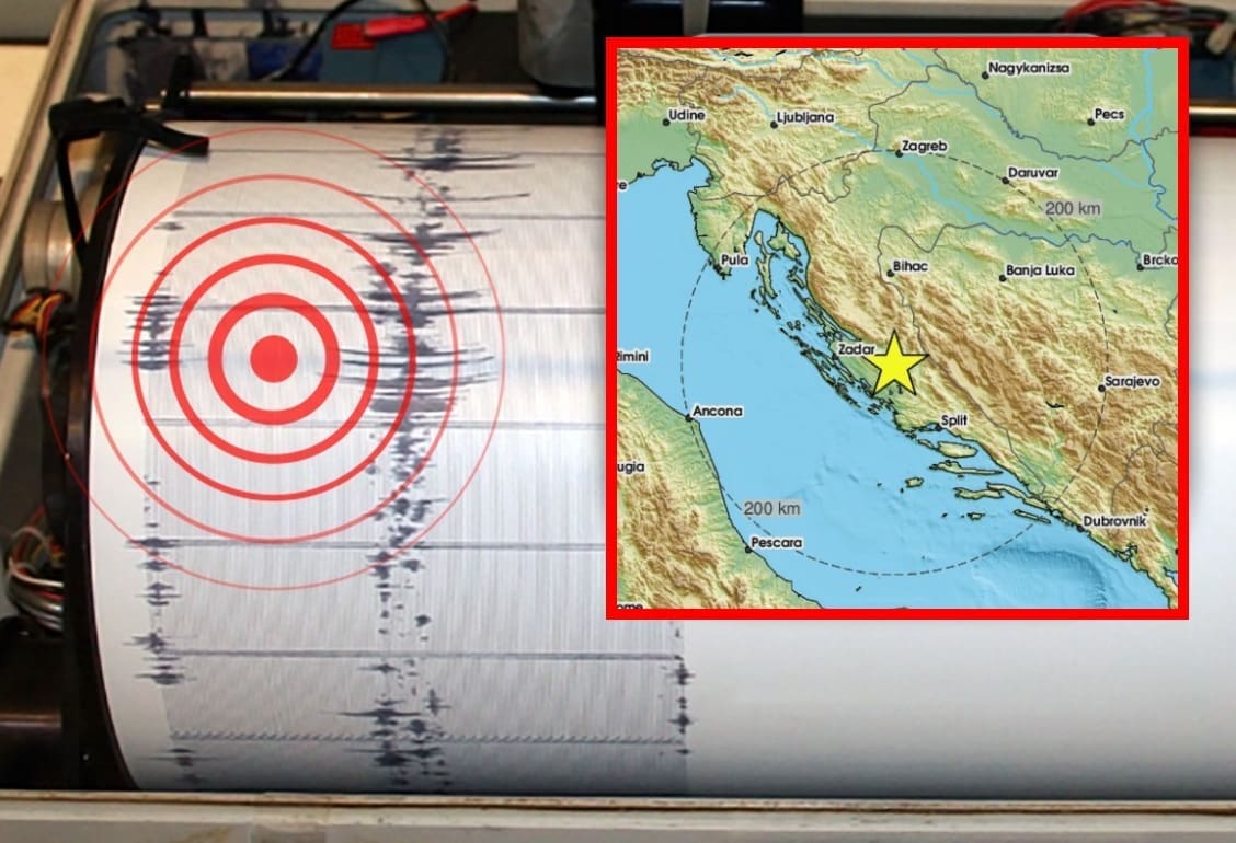 OPET SE TRESLO TLO U DALMACIJI Potres se osjetio i u Splitu