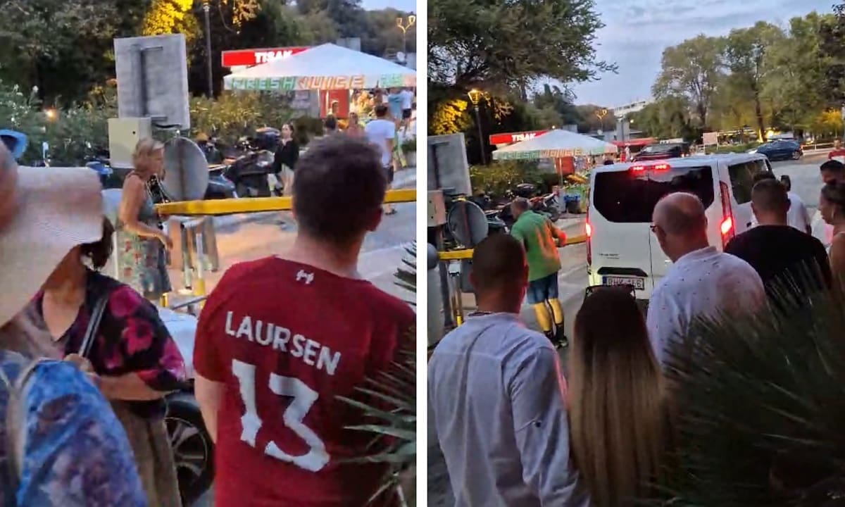 VIDEO Trogiranin u nevjerici ponašanjem turista, sve je snimio: "Očito im je parking bio preskup"