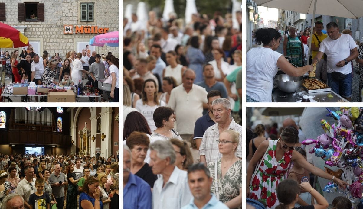 Sinjske ulice i dalje puni mnoštvo ljudi, teško ćete naći parking