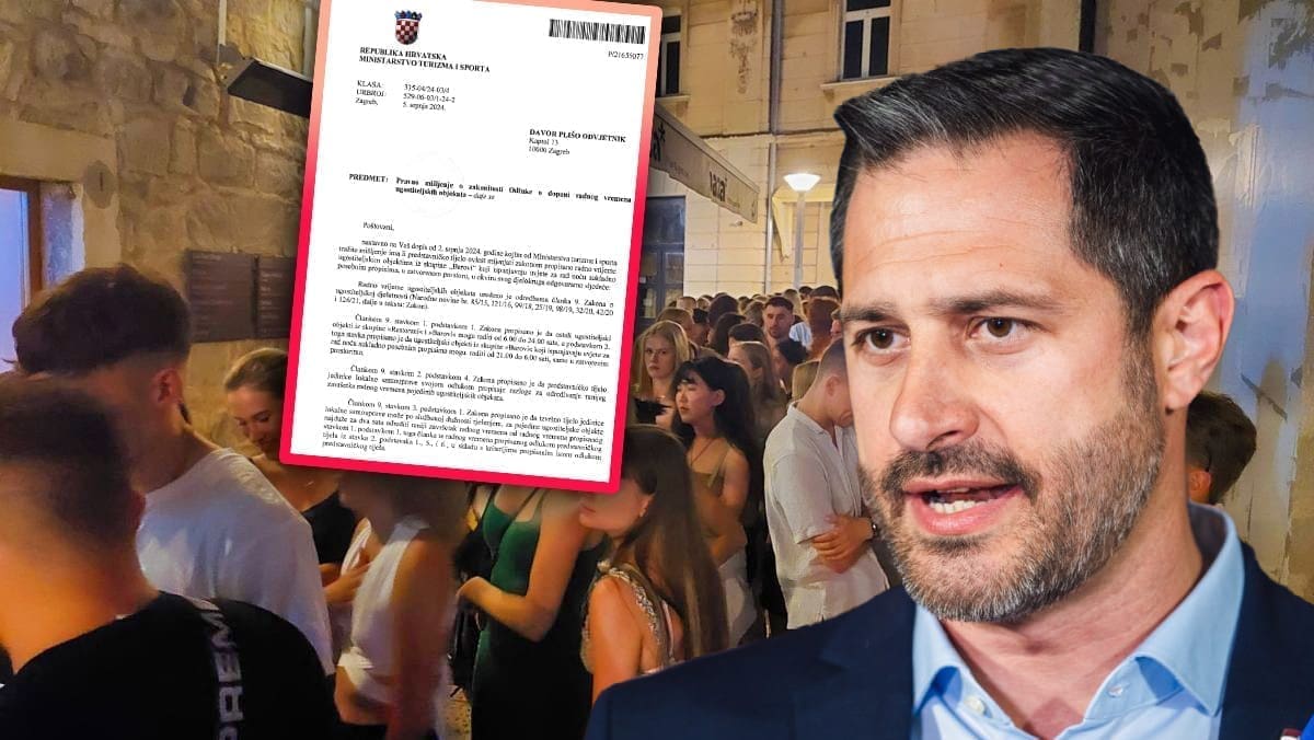 Glavinino ministarstvo poništilo odluku Grada Splita o skraćivanju radnog vremena barova i klubova u Staroj gradskoj jezgri