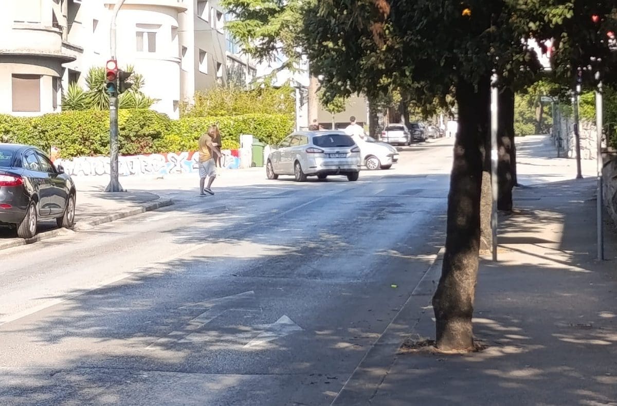 Sudar u Vukovarskoj ulici u Splitu