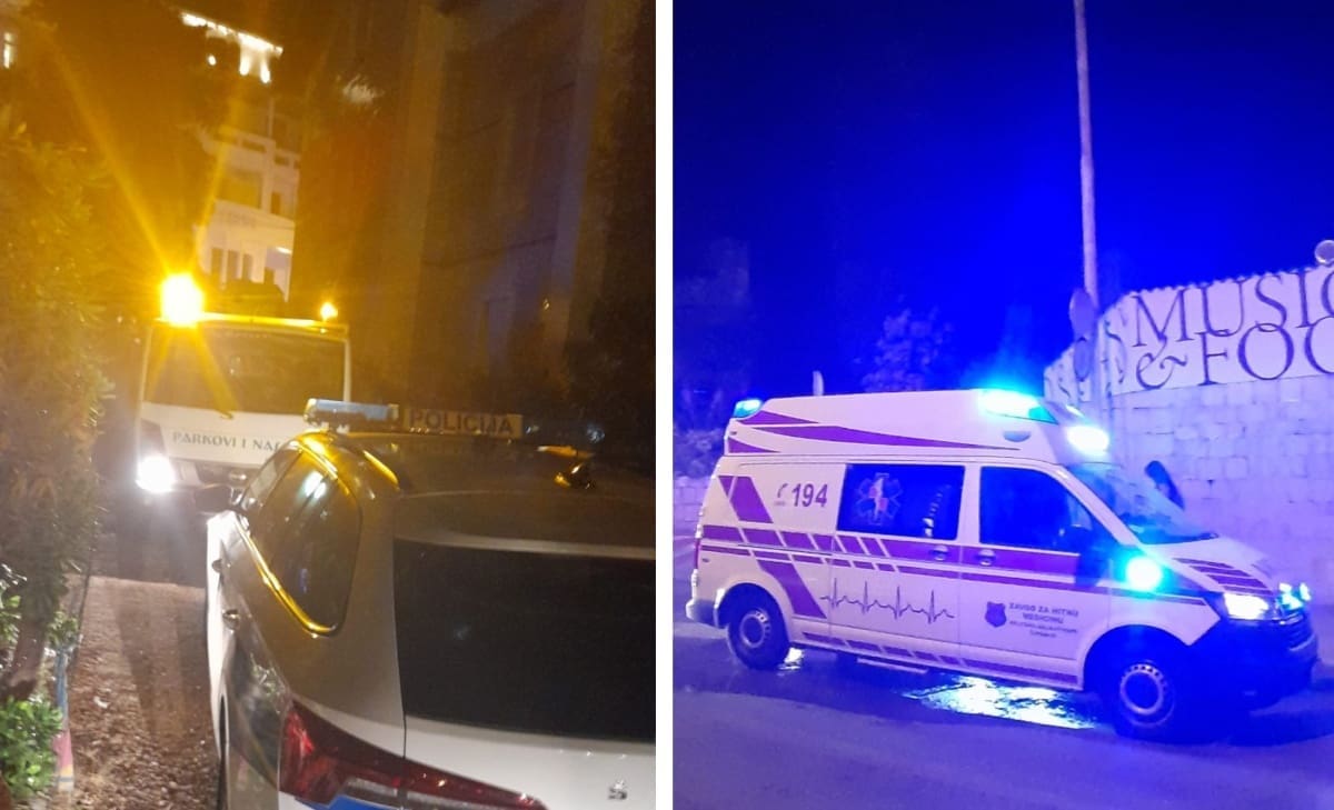 On je junak dana. Djelatnik Parkova i nasada primijetio da gori vila Plevna, odmah je ušao u dizalicu i krenuo gasiti potkrovlje