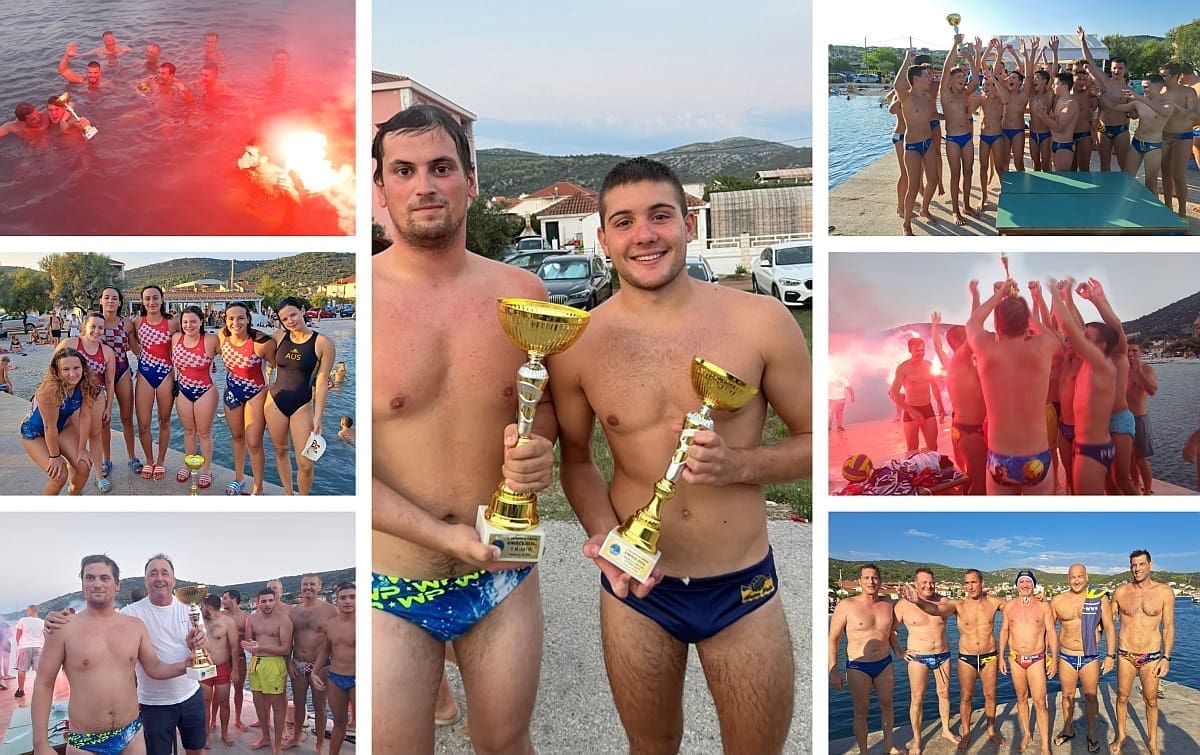 VIDEO Održan 1. Međunarodni vaterpolo turnir u Vinišću: Sudjelovalo 120 igračica i igrača