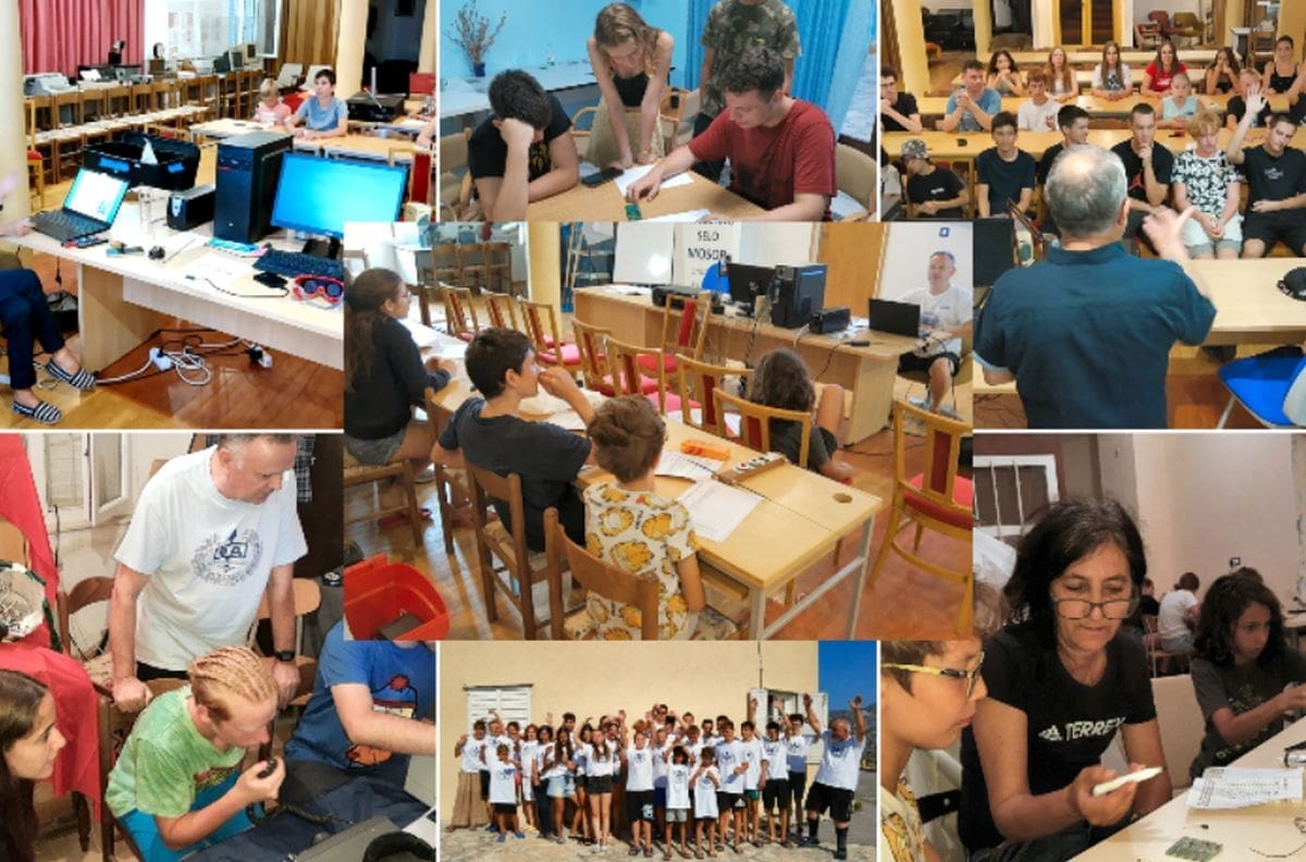 Održan Radioamaterski kamp Zvjezdano selo Mosor 2024., sudjelovalo 20 učenika iz osnovnih i srednjih škola