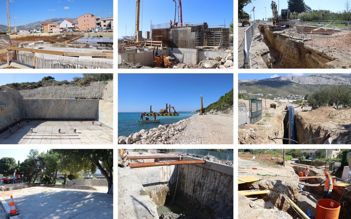 Radovi na "Projektu poboljšanja vodno-komunalne infrastrukture aglomeracije Split – Solin" napreduju velikom brzinom