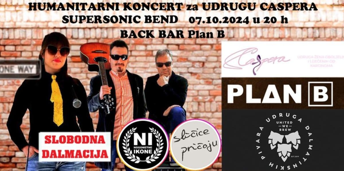 U BACK BARU PLANA B U SPLITU Organizira se humanitarni događaj, evo o čemu je riječ