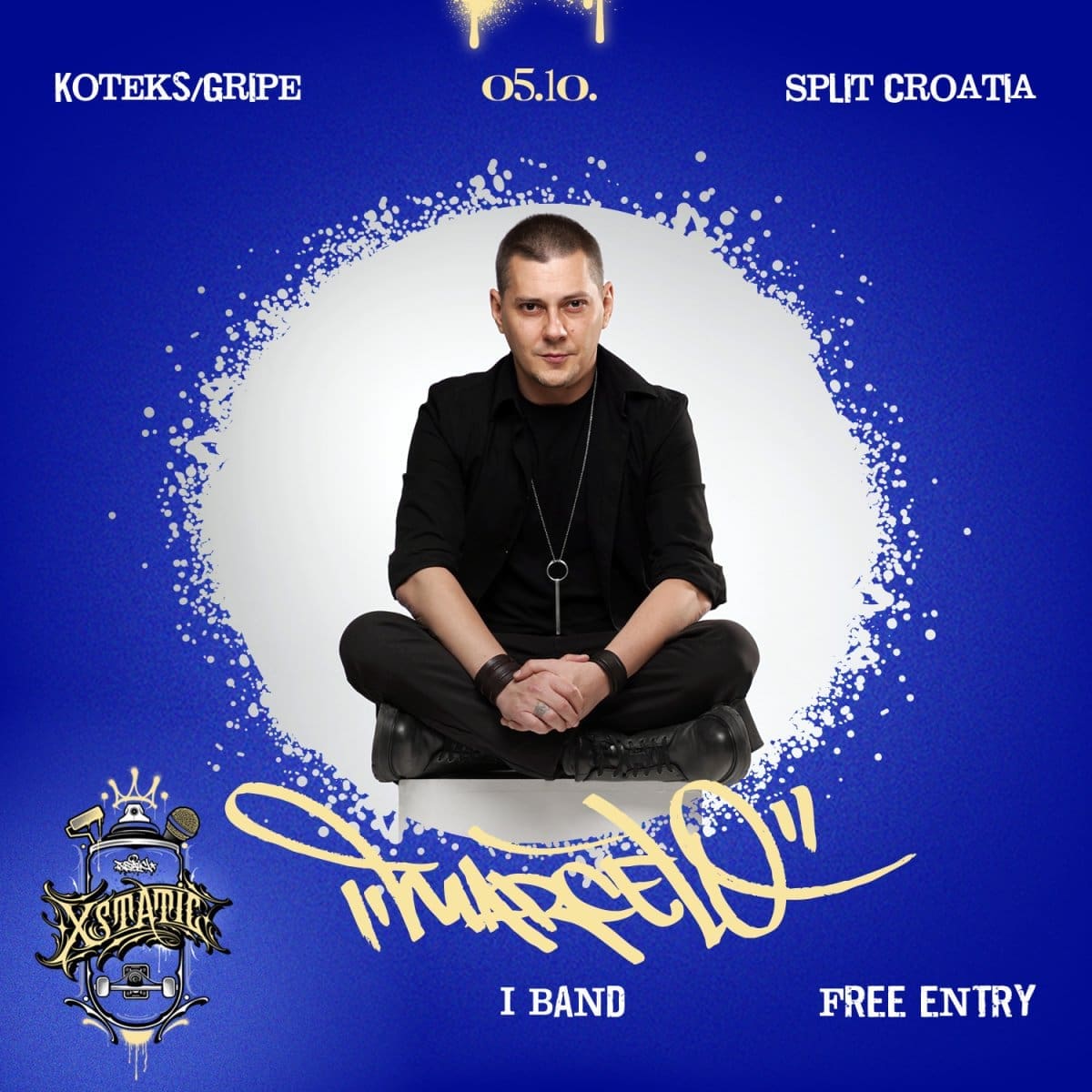 Splitska urbana baza oduševljena: Kultni pisac i reper Marčelo dolazi na xSTatic