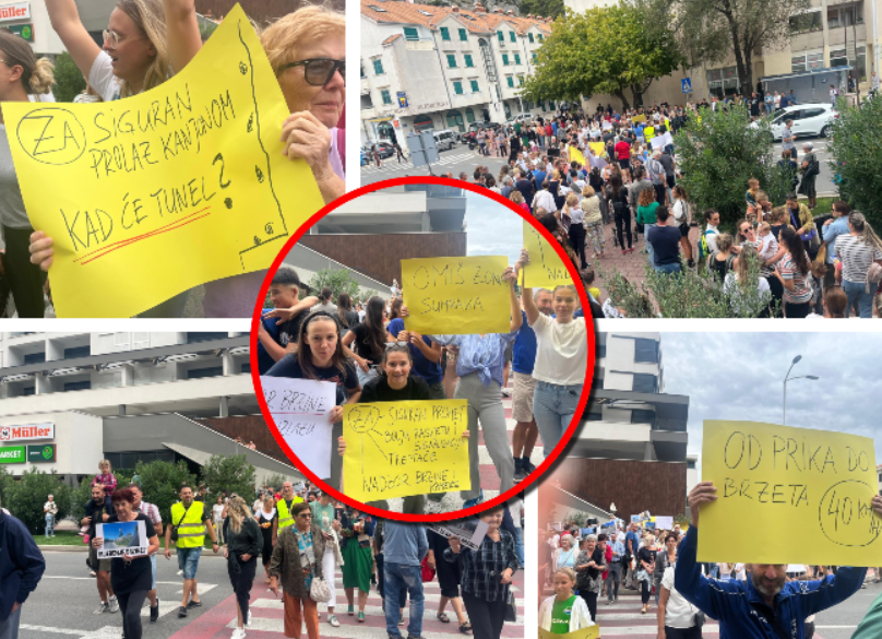 „OMIŠ, ZONA SUMRAKA“ Na ovoj prometnici godišnje nastrada barem dvoje pješaka. Skupile se horde ljudi: „Opasno je po život“. Gradonačelnik obećao promjene