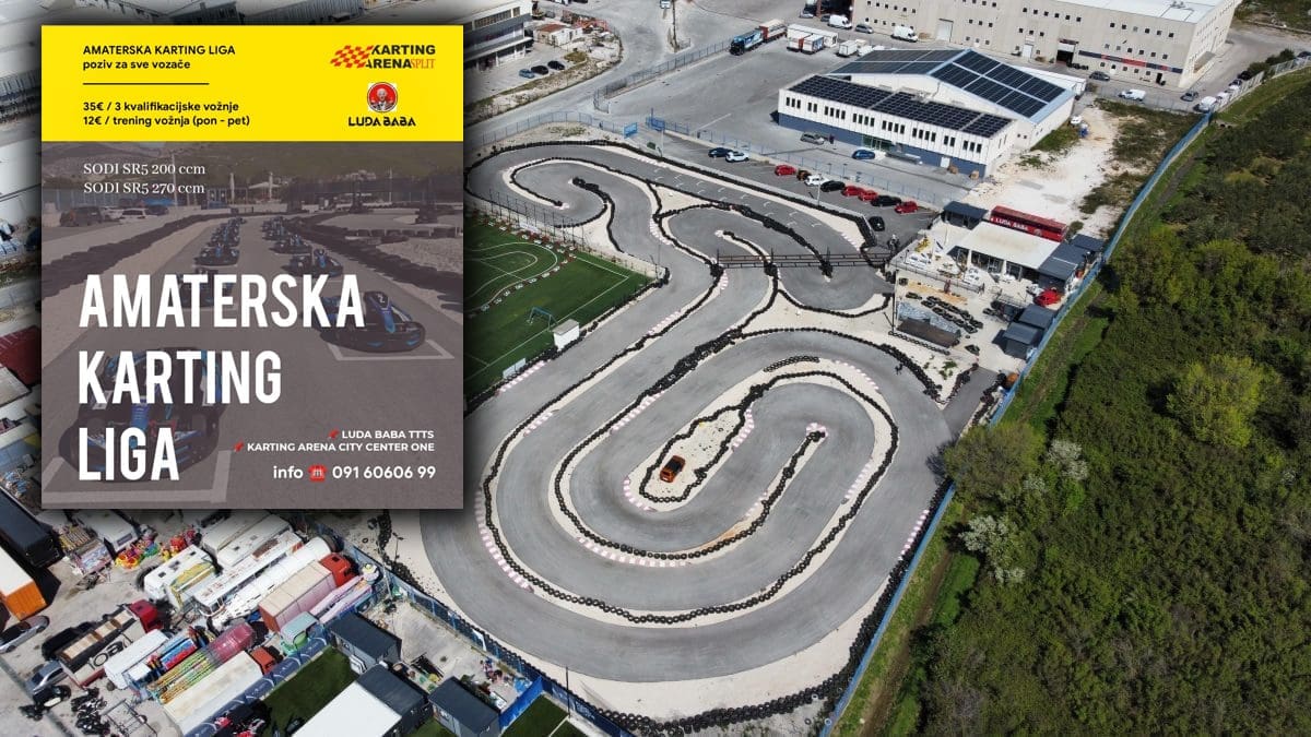 STIGLI NOVI BOLIDI Ljubitelji brzine, prijavite se na amatersku karting ligu: Luda baba i Karting Arena City Center One Split ugostit će napete utrke