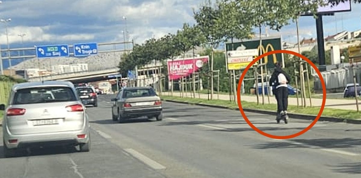 BEZ BRIGE I PAMETI Vozači šokirani prizorom na jednoj od glavnih splitskih prometnica: "Vrhunac gluposti"