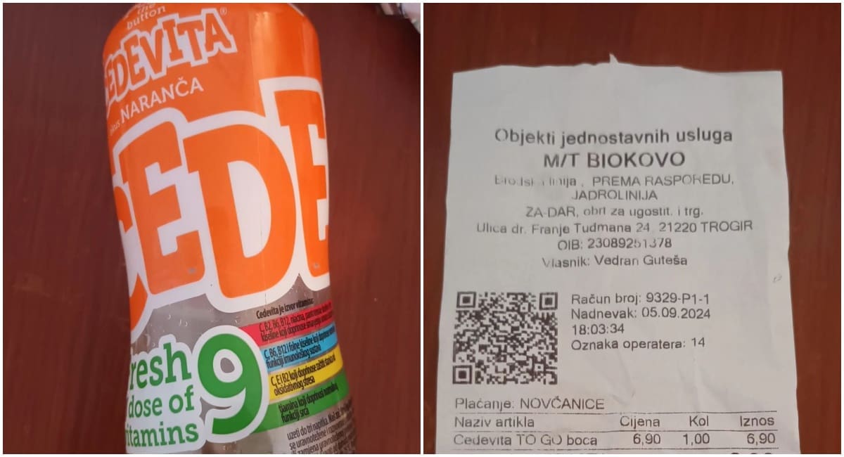 "Strašno i sramotno": Ekipu na Fejsu šokirala cijena Cedevite na Jadrolinijinom trajektu