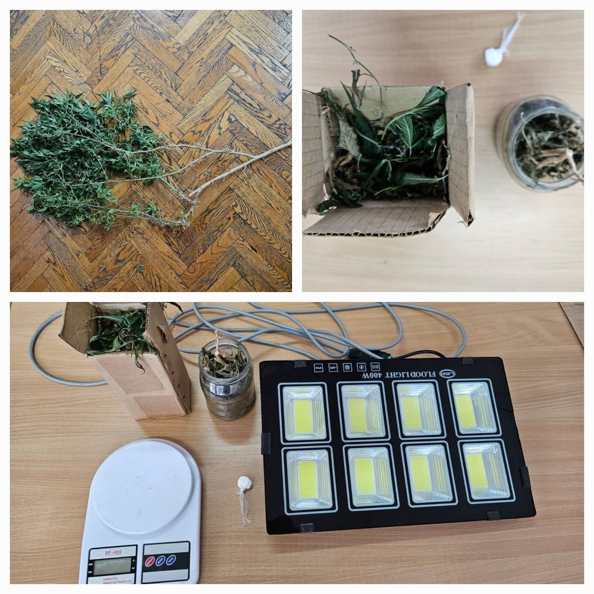 Policija u stanu u Dućama pronašla drogu, tip u stanu držao i stabljiku marihuane