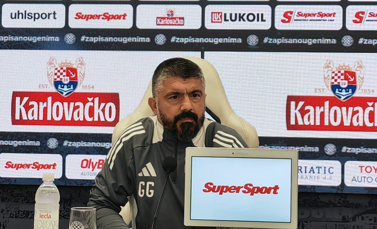 TRENER GATTUSO UOČI GORICE: Nema ništa od toga ako se u ovu utakmicu ne uđe motiviran kao protiv Dinama