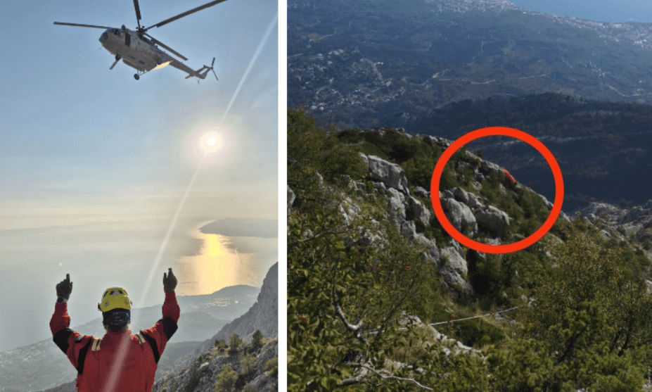 Na Biokovu se srušio paraglajder, unesrećeni prevezen u bolnicu. HGSS uputio važnu poruku
