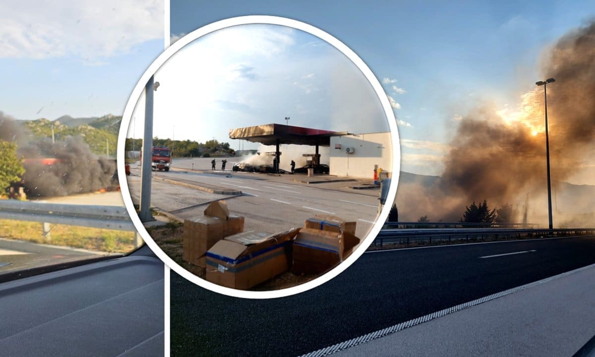 VIDEO Strava na odmorištu Mosor. Očevidac nam sve ispričao: "Prizori su užasni, izgorjelo je puno vozila"