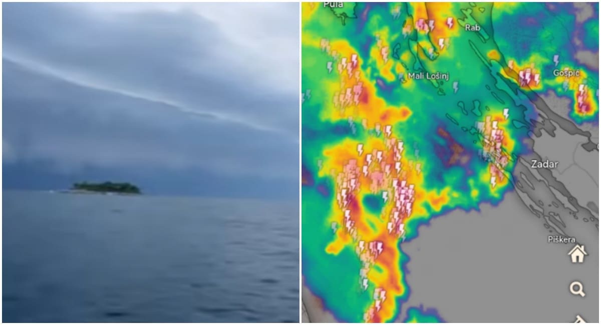 DOLAZI NEVERA: Oluja sa sjevernog Jadrana se spušta prema Splitu