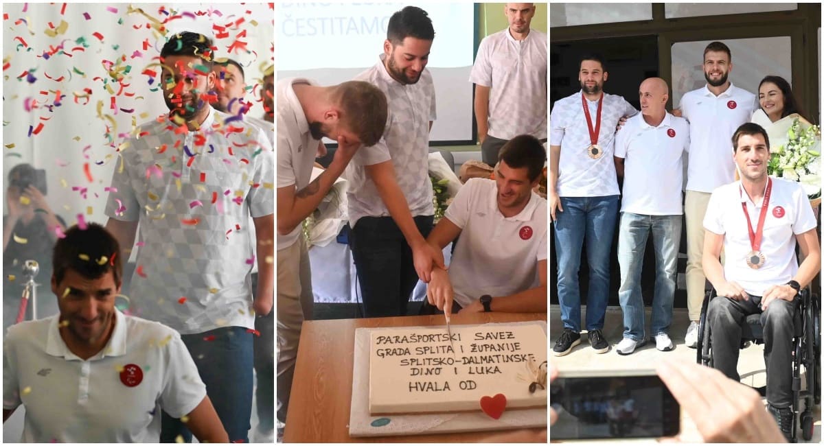 Ponos Dalmacije: U Splitu dočekani osvajači medalja na Paraolimpijskim igrama