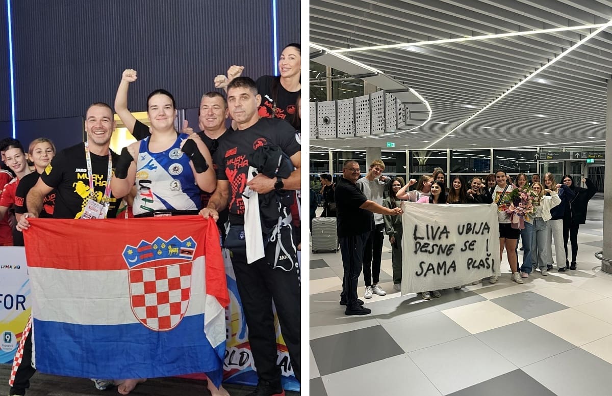 VIDEO Splićanka postala svjetska juniorska prvakinja u tajlandskom boksu, pogledajte kako je izgledao doček