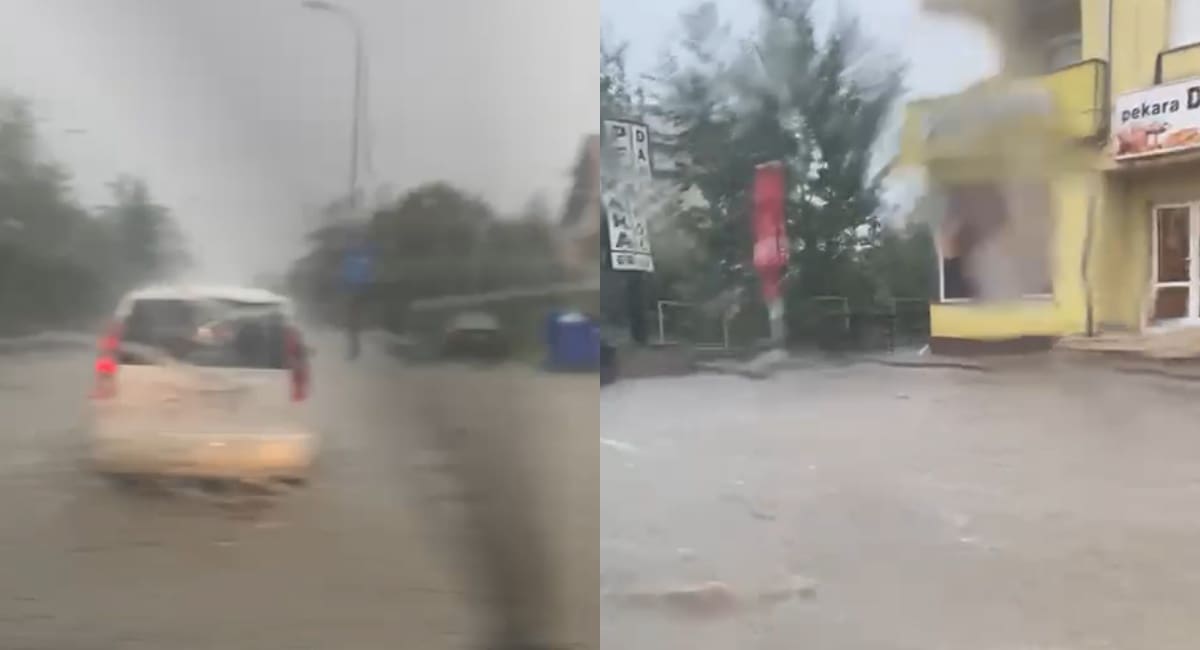 Olujno nevrijeme zahvatilo dijelove Dalmacije, za kratko vrijeme pale ogromne količine kiše
