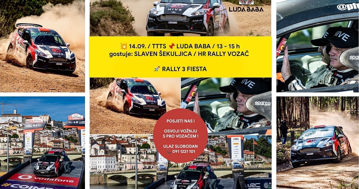 Kakva poslastica na TTTS-u: Rally zvijezda Slaven Šekuljica stiže u Lude Babe