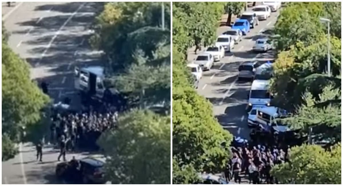 VIDEO Torcida ušla u Rijeku i sukobila se s policijom, odvode ih u maricama