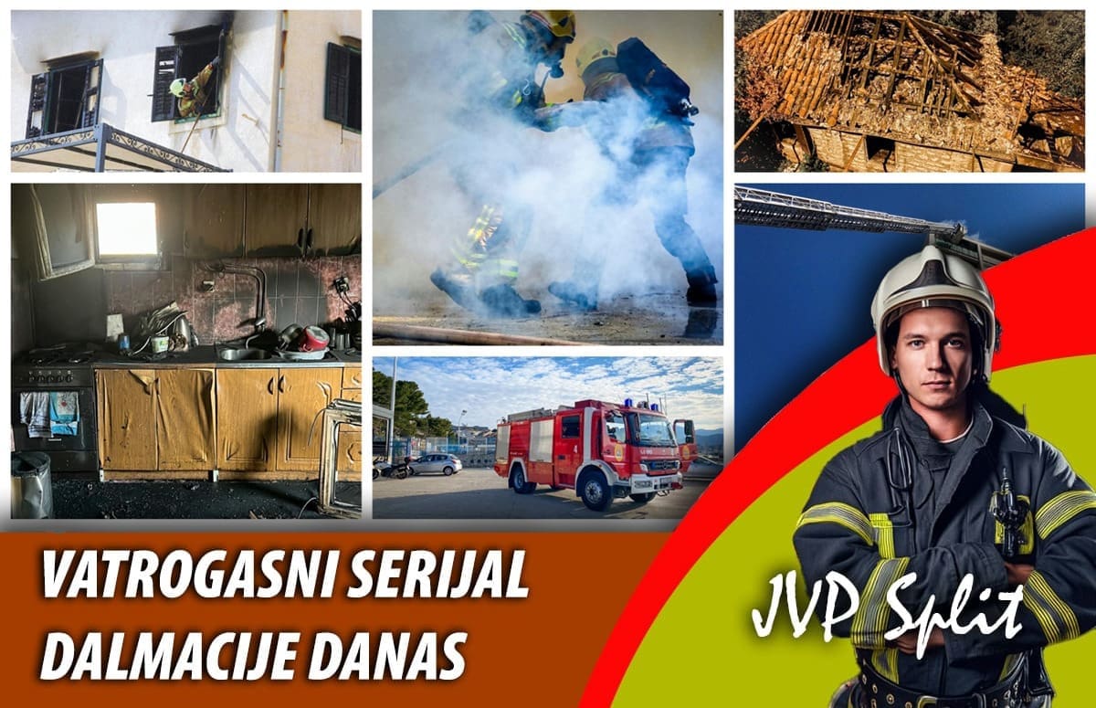 VATRENI MOMCI JVP-a SPLIT (3): Zgrada je u dimu i plamenu, zavladali su panika strah i nervoza. Što je najbolje učiniti u tom trenutku? Evo odgovora vatrogasaca