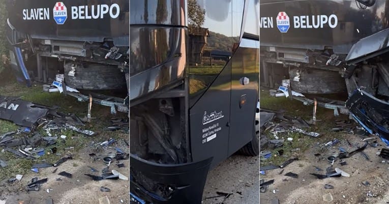 Pijani mladić razbio prednji kraj autobusa Slaven Belupa