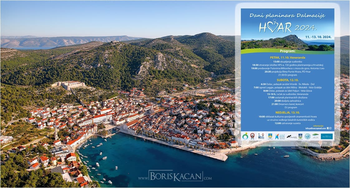 Na Hvar će se ovog vikenda sliti rijeke planinara iz Hrvatske i regije: Dani planinara Dalmacije donose bogat trodnevni program