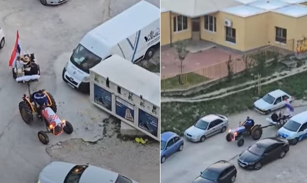 VIDEO Show na splitskom Sućidru. Mlada djevojka s traktora viče da se u petak udaje