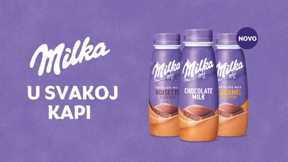 NOVI MILKA ČOKOLADNO MLIJEČNI NAPITAK Uzbudljiv novi način uživanja u omiljenoj čokoladi