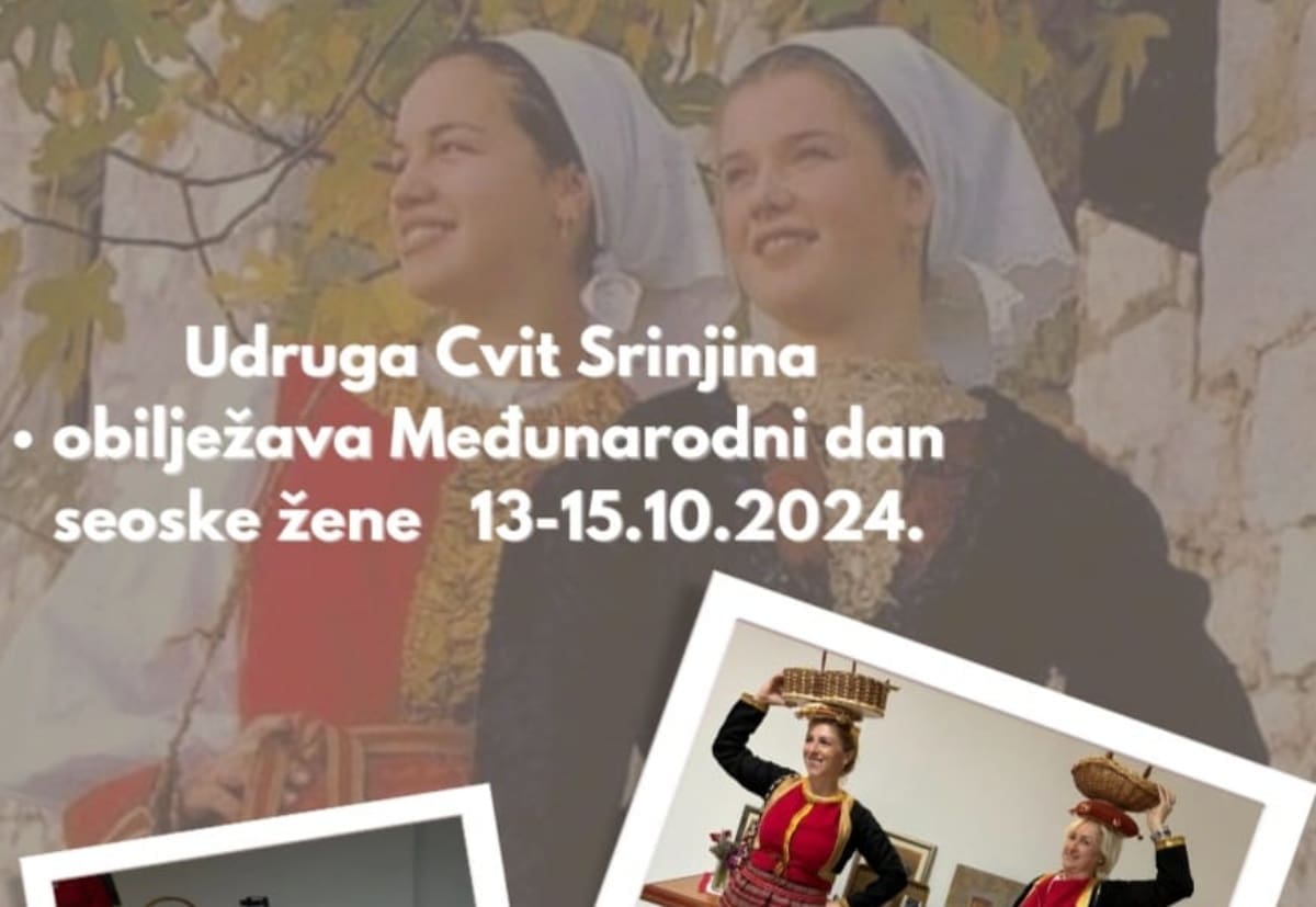 Cvit Srinjina obilježava Međunarodni dan seoske žene. Evo programa