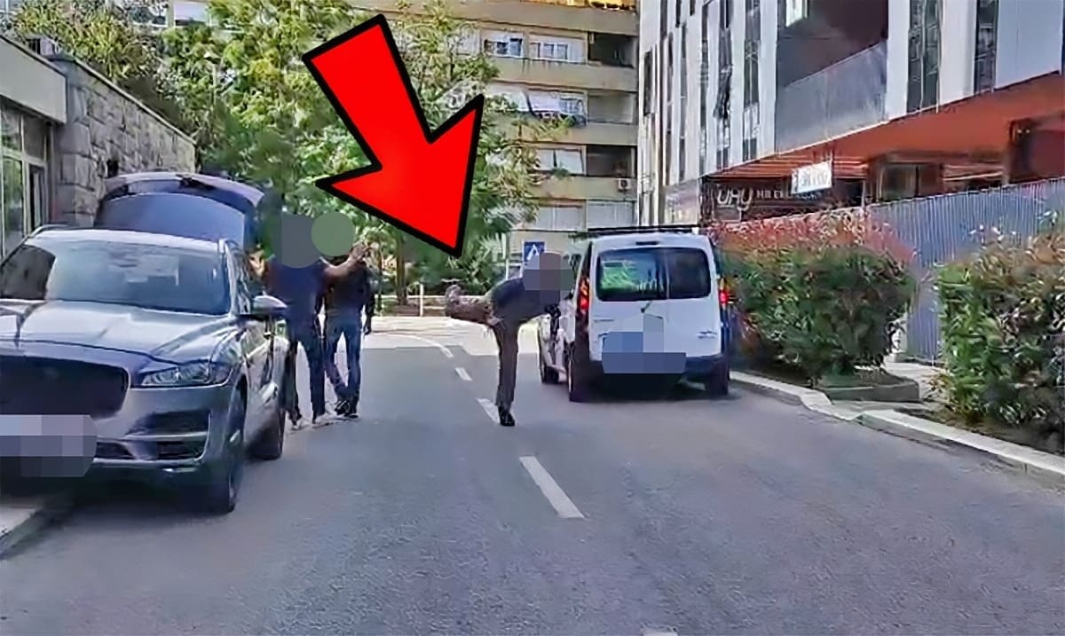 Oprosti za kung fu: Splićani promatrali bizaran "okršaj" nasred ulice