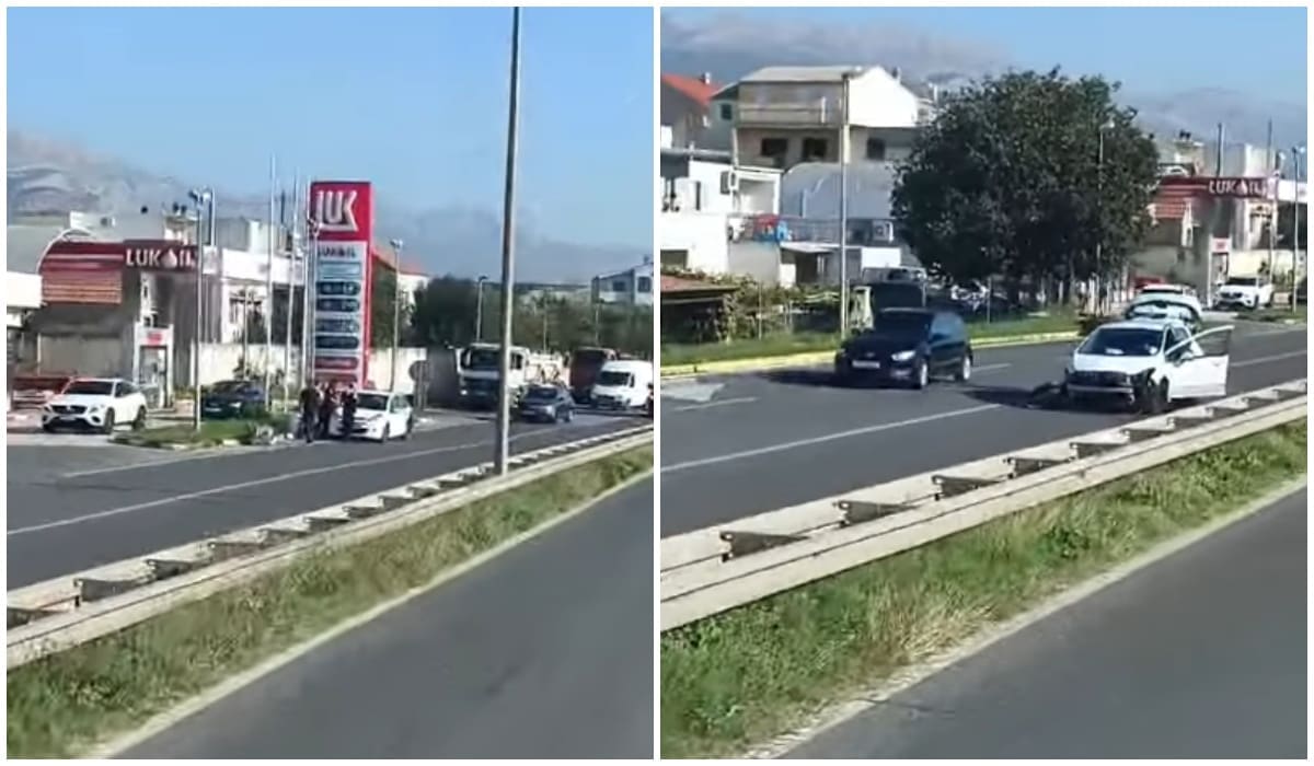 Teška nesreća na brzoj cesti prema Trogiru, sudjelovalo više vozila. Nastao veliki zastoj