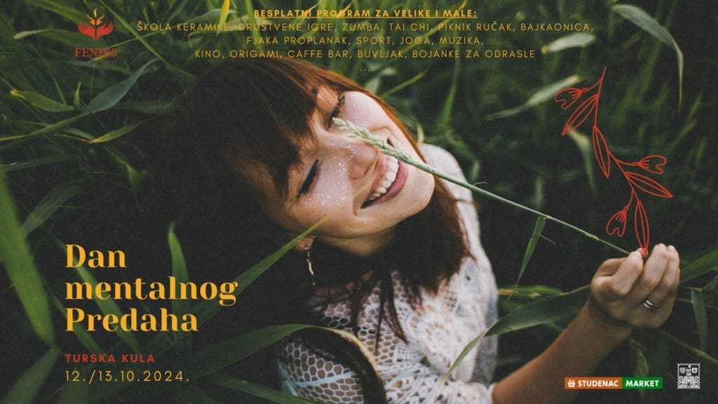 DAN MENTALNOG PREDAHA – Festival mentalnog zdravlja u organizaciji Udruge Feniks donosi izuzetno bogat program za sve uzraste