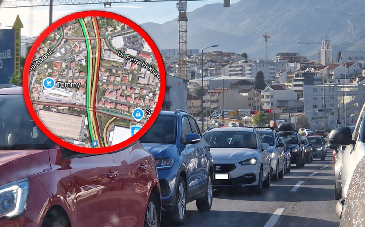 FOTO Velike prometne gužve u Splitu: Kolone prema trgovačkom centru i izlazima iz grada izazvale nezadovoljstvo vozača