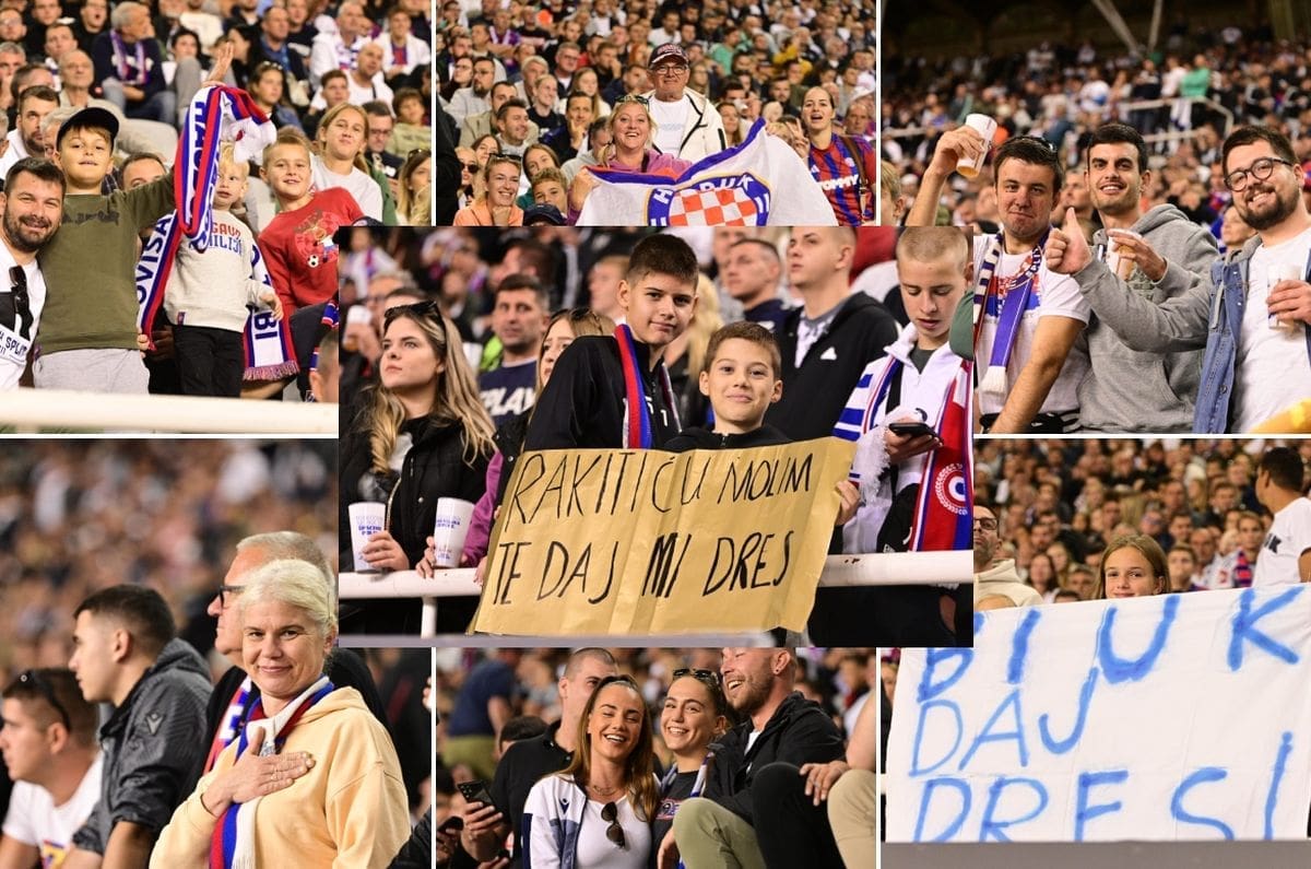 KIŠA GOLOVA NA POLJUDU Hajduk pobijedio Šibenik 4-0, evo koga smo uhvatili na tribinama