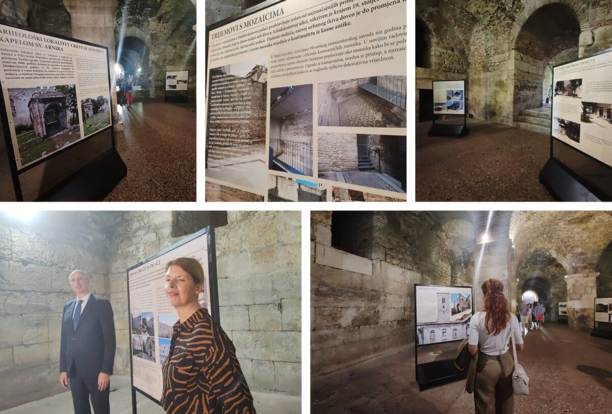 FOTO I VIDEO Otvorena izložba u povodu 45 godina upisa povijesne jezgre Splita na UNESCO-vu listu svjetske baštine: "Srce Splita, srce svih Splićanki i Splićana"